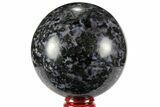 Polished, Indigo Gabbro Sphere - Madagascar #96006-1